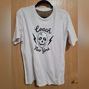 Coach White Graphic T-Shirt